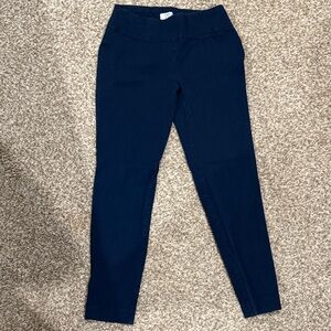 Crown & Ivy Navy Blue Petite Pants